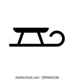 sled icon or logo isolated sign symbol vector illustration - high quality black style vector icons
