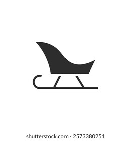 Sled icon web design in vector