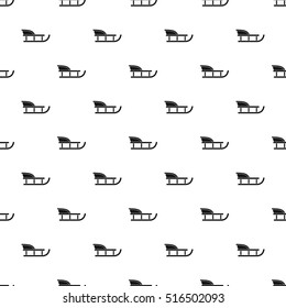 Sled pattern. Simple illustration of sled vector pattern for web
