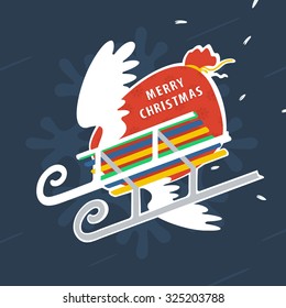 Sledge and Christmas Gifts