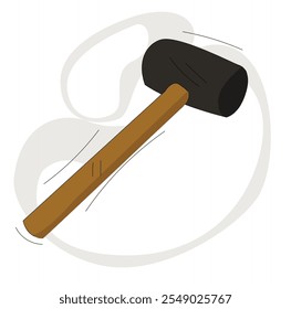 Sledge hammer, hammer, tool, hammer vector,