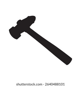 Sledge hammer vector isolated on white backrgound.
