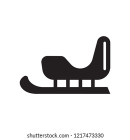 Sledge icon. Trendy Sledge logo concept on white background from Winter collection. Suitable for use on web apps, mobile apps and print media.