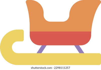 sledge, snow vector for download