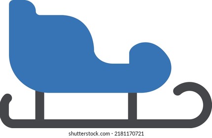 Sledge Vector illustration on a transparent background.Premium quality symbols.Glyphs vector icon for concept and graphic design.