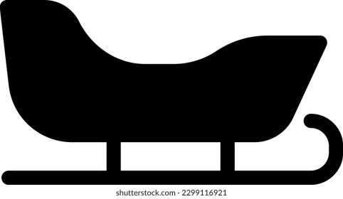 sledge Vector illustration on a transparent background. Premium quality symmbols. Glyphs vector icons for concept and graphic design.