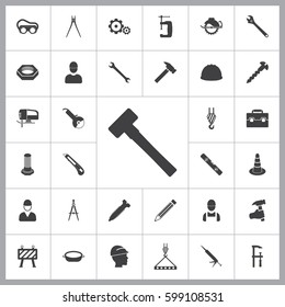 sledgehammer icon. Construction icons universal set for web and mobile