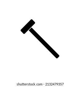 The sledgehammer icon. Sledgehammer symbol. Flat Vector illustration
