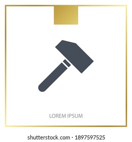sledgehammer icon. Vector illustration EPS 10.