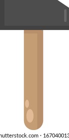 Sledgehammer, illustration, vector on white background.