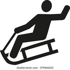 Sledging pictogram