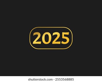 A sleek 2025 design with a modern, minimalist touch. Ideal for New Year posters, event decorations, social media posts, promotions, websites, or creative backgrounds to elevate your content!