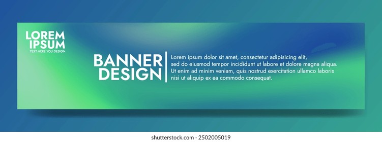 A sleek, abstract mesh blur banner template perfect for promotional materials, social posts, and graphics