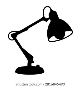 A sleek, adjustable desk lamp featuring a flexible arm and focused shade, ideal for reading, studying, or working at a desk.