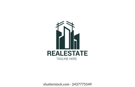 Elegante emblema arquitectónico con líneas limpias, que simboliza la innovación, creatividad y precisión en el diseño.