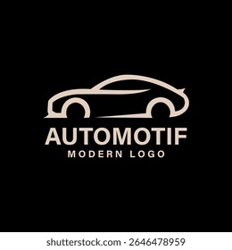 Sleek Automotive Modern Logo Design Minimalist Car Icon