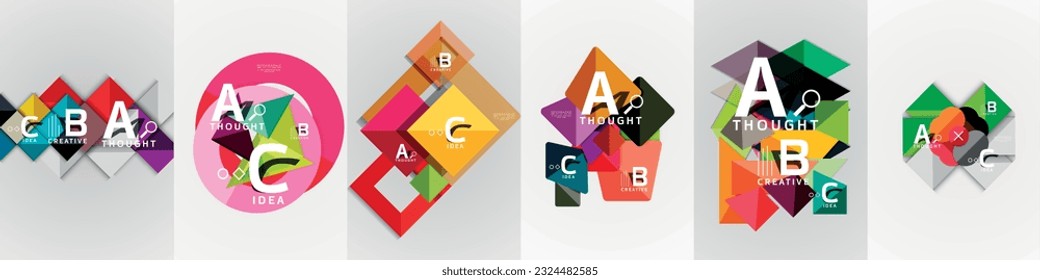 Sleek background design with geometric shapes, options, steps, or scheme. Captivating patterns and orderly arrangements create a modern visual experience