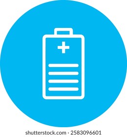 A sleek Battery icon with a clean white outline on a light Cambridge blue background. Minimalist and modern, symbolizing power, energy, and sustainability, representing efficient charging and long-las