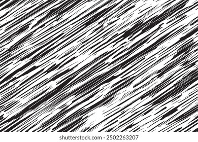 Sleek Black Diagonal Brush Line Texture