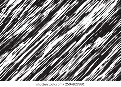 Sleek Black Diagonal Brush Line Texture