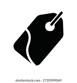 Gráfico elegante del Vector de la etiqueta del Precio negro, perfecto para el comercio digital, las promociones, y las exhibiciones al por menor