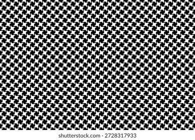 Elegante patrón geométrico en blanco y negro.  Perfecto para diseños modernos, fondos o estampados textiles. Este diseño abstracto y repetitivo ofrece una estética sofisticada y minimalista.