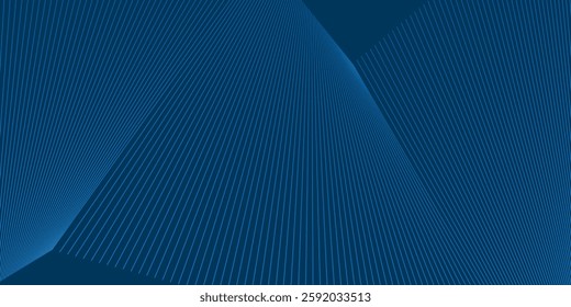 A sleek blue abstract background with converging lines and smooth gradients. The dynamic design and subtle transitions create a visually appealing and versatile backdrop for various creative projects.