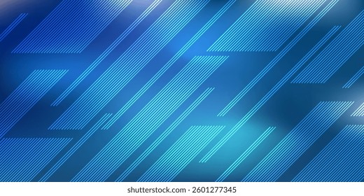 sleek blue abstract background with diagonal lines and gradient lighting effects, creating a futuristic and modern digital design.