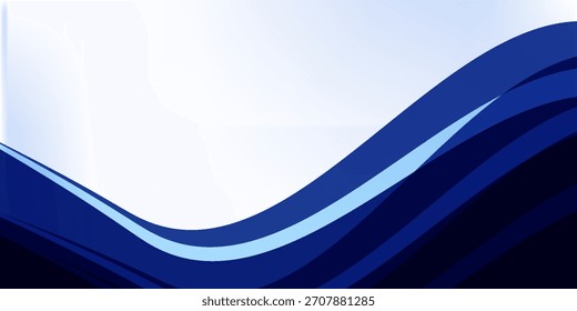 Fondo abstracto azul elegante de la onda