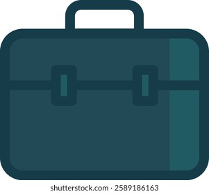 Sleek Business Briefcase adobe illustrator