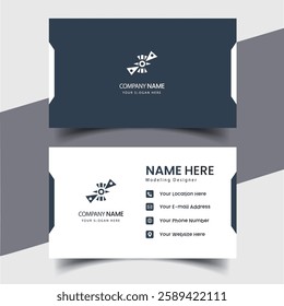 Sleek Business Card Design for Professional and Personal Use