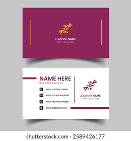 Sleek Business Card Design for Professional and Personal Use 2