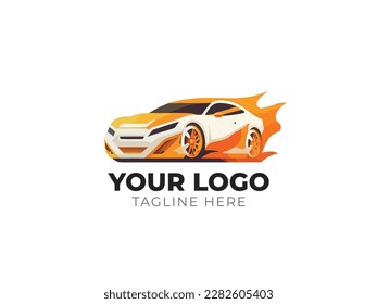 Sleek Car Automotive Logo Vector Design