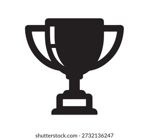Ícone de taça de troféu de um campeão.
