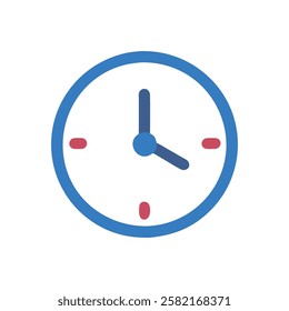 Sleek Clock Icon for Time Management