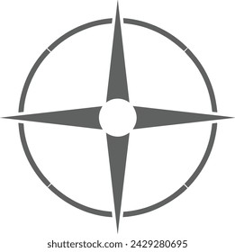 Iconos de brújula elegante para diseños de navegación 