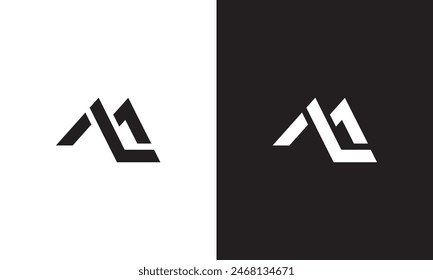 Sleek and Contemporary LM Letter mark Logo - Clean and Stylish Monogram for Business and Personal Branding