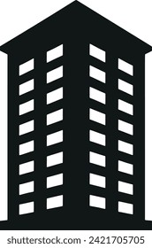 Sleek and Contemporary Minimalistic Building Vector for Creative Projects