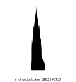 A sleek, contemporary skyscraper featuring a pointed spire, set against a clear sky, exemplifying modern urban architecture and design.