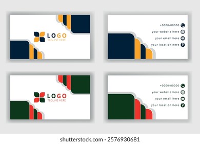 A sleek, contemporary template for a professional business card
