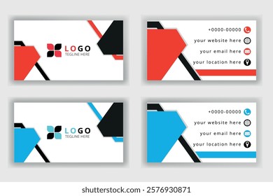 A sleek and contemporary template for a professional business card
