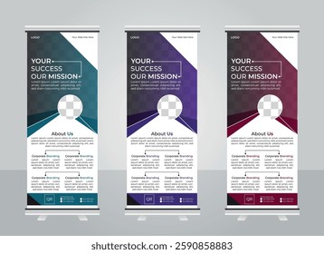 Sleek Corporate Roll-Up Banner Template