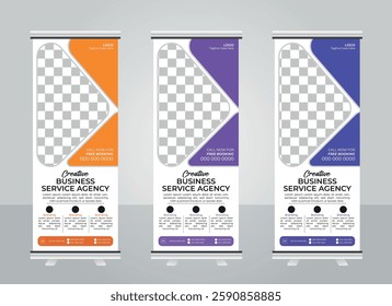 Sleek Corporate Roll-Up Banner Template