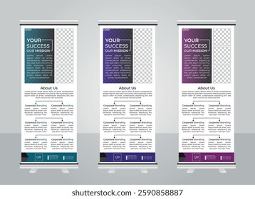 Sleek Corporate Roll-Up Banner Template