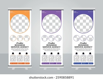 Sleek Corporate Roll-Up Banner Template
