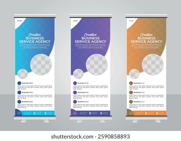 Sleek Corporate Roll-Up Banner Template