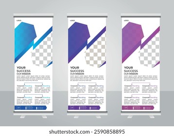 Sleek Corporate Roll-Up Banner Template