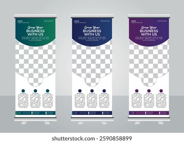 Sleek Corporate Roll-Up Banner Template