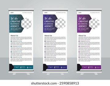 Sleek Corporate Roll-Up Banner Template