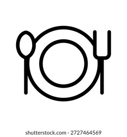 Selvagem ícone talheres elegante conjunto para jantar, menus de restaurante, serviço de alimentos e cozinha UI design
